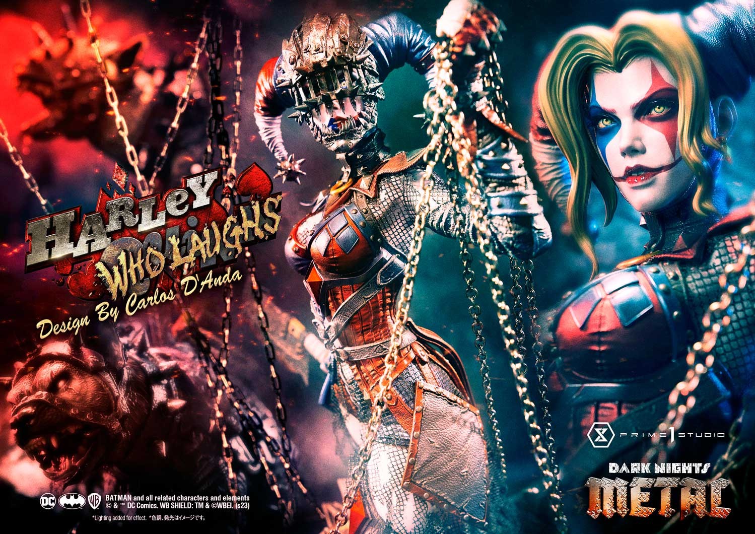 DC Comics Harley Quinn Who Laughs (Deluxe Version) 1:3 Scale Statue  View 6