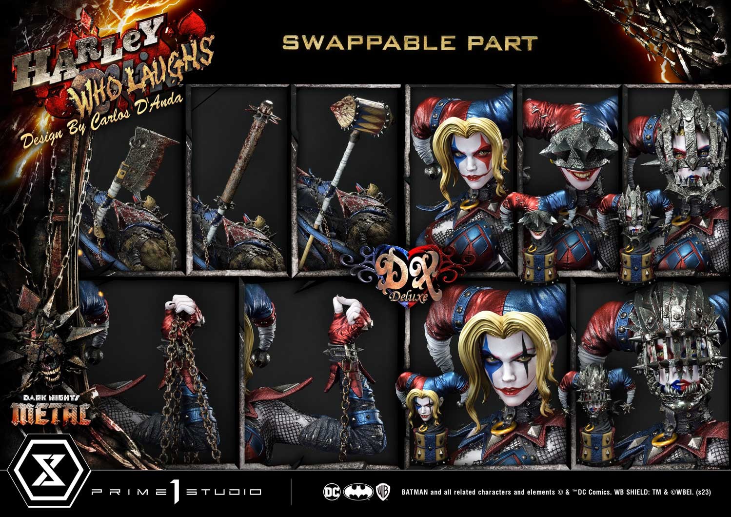 DC Comics Harley Quinn Who Laughs (Deluxe Version) 1:3 Scale Statue  View 15