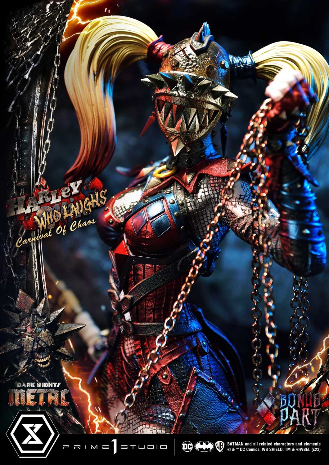 DC Comics Harley Quinn Who Laughs (Deluxe Bonus Version) 1:3 Scale Statue  View 1