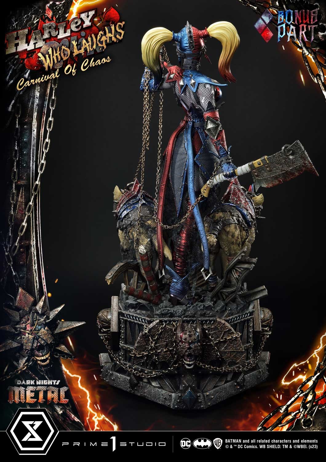 DC Comics Harley Quinn Who Laughs (Deluxe Bonus Version) 1:3 Scale Statue  View 7
