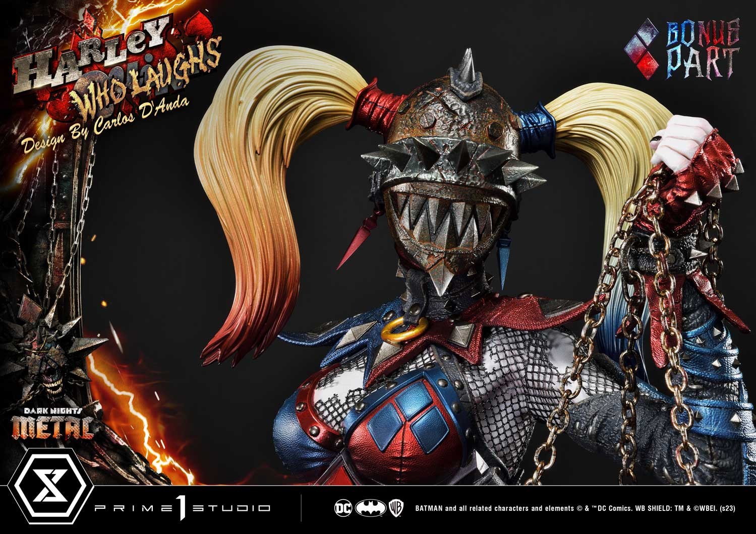 DC Comics Harley Quinn Who Laughs (Deluxe Bonus Version) 1:3 Scale Statue  View 8