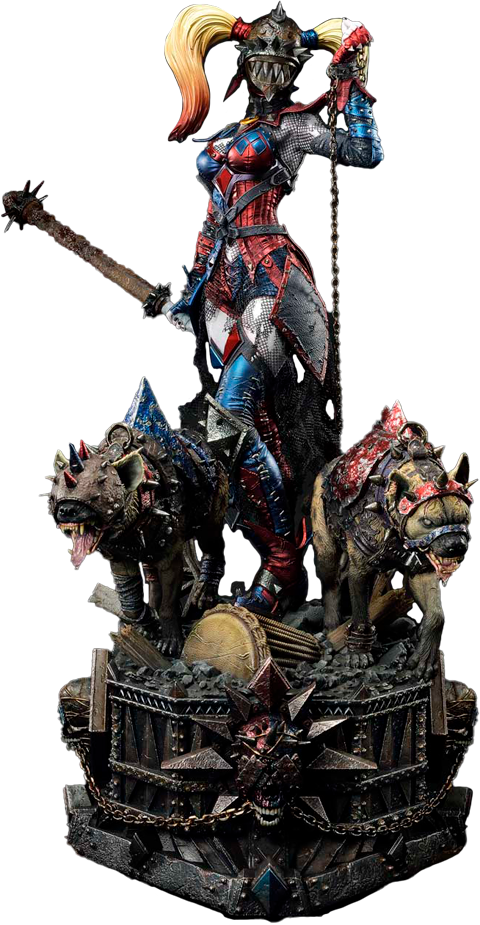 DC Comics Harley Quinn Who Laughs (Deluxe Bonus Version) 1:3 Scale Statue  View 9