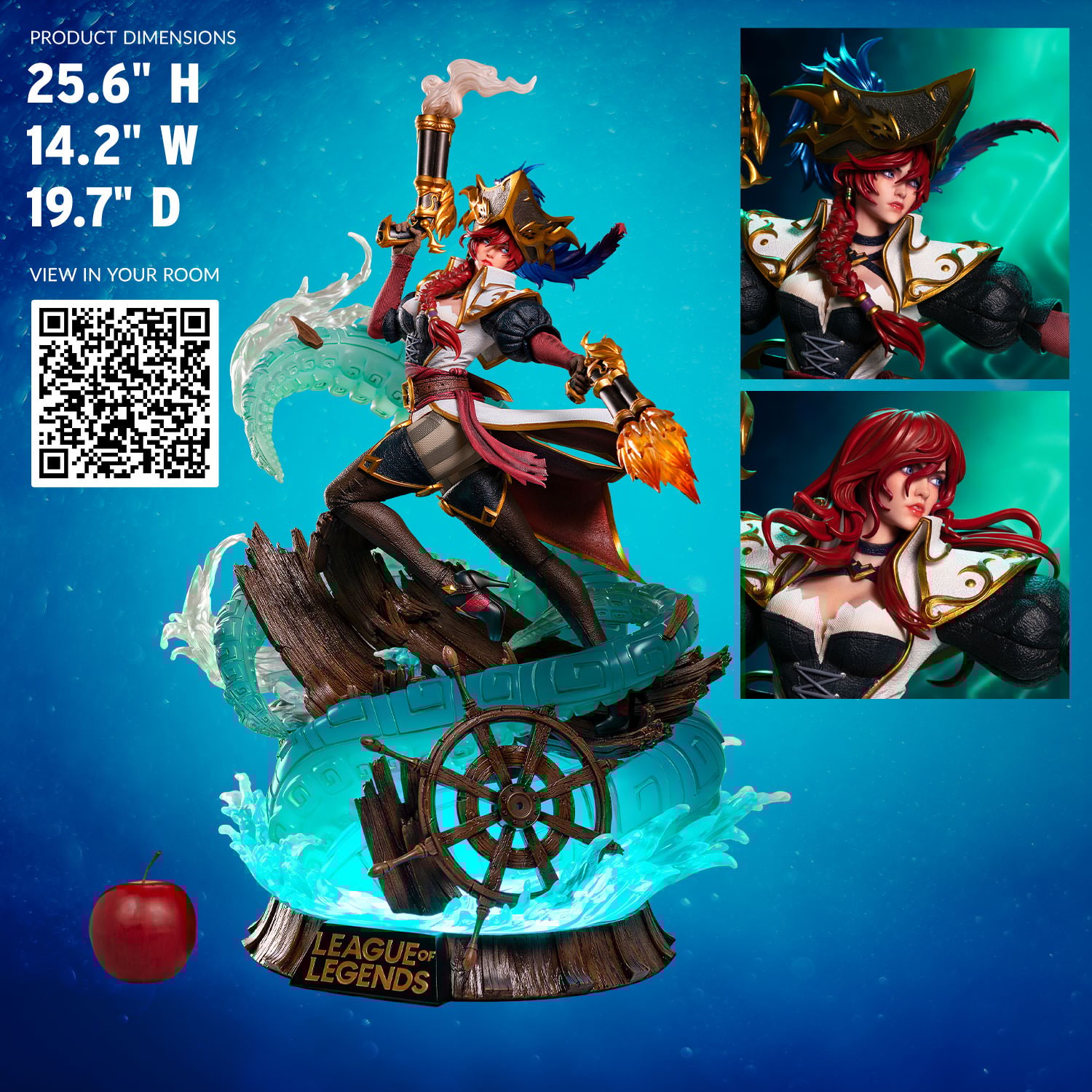 Miss Fortune - The Bounty Hunter Statue by Infinity Studio