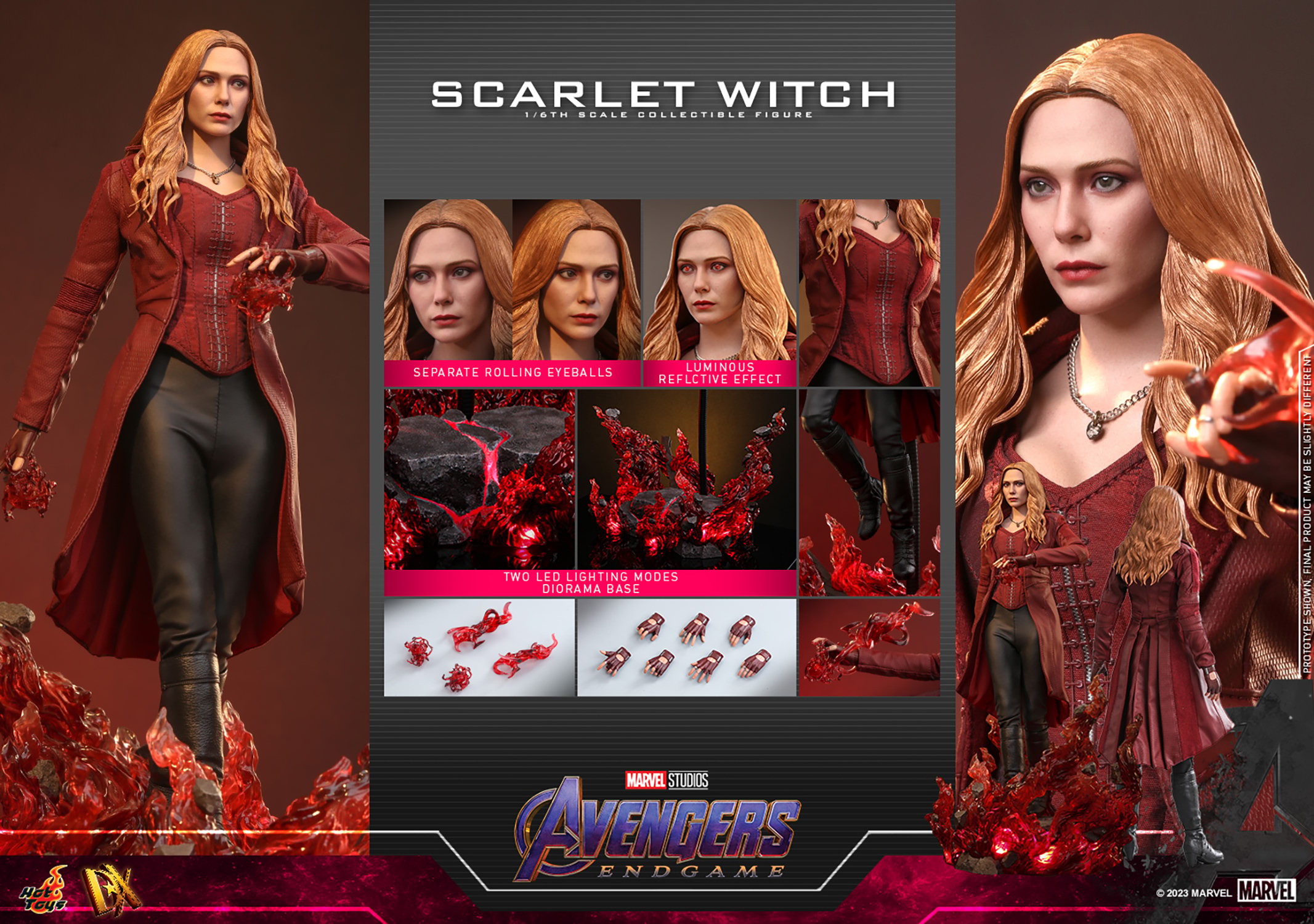 Scarlet Witch Sixth Scale Figure by Hot Toys | Sideshow Collectibles