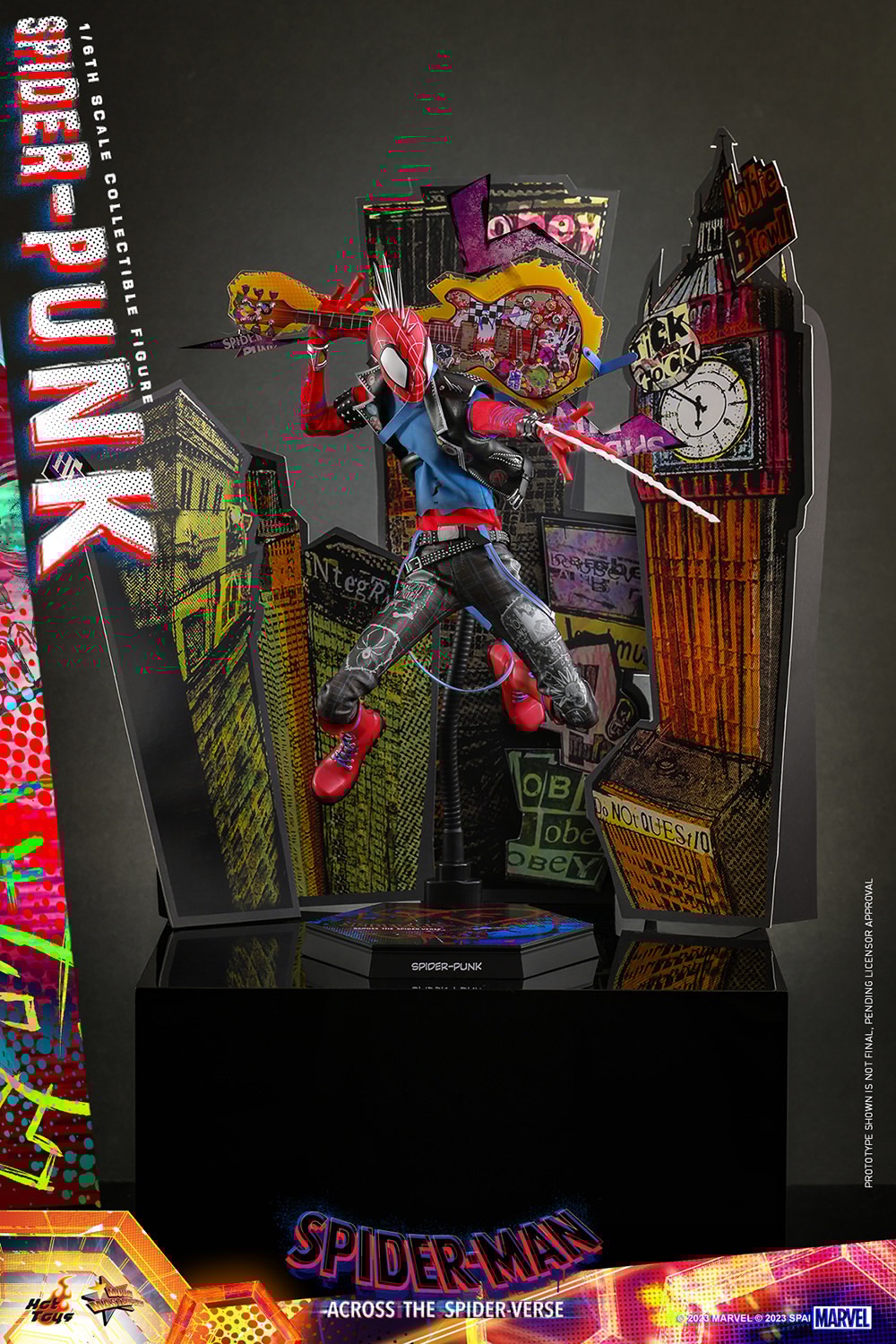 Spider Punk Sixth Scale Figure by Hot Toys Sideshow Collectibles