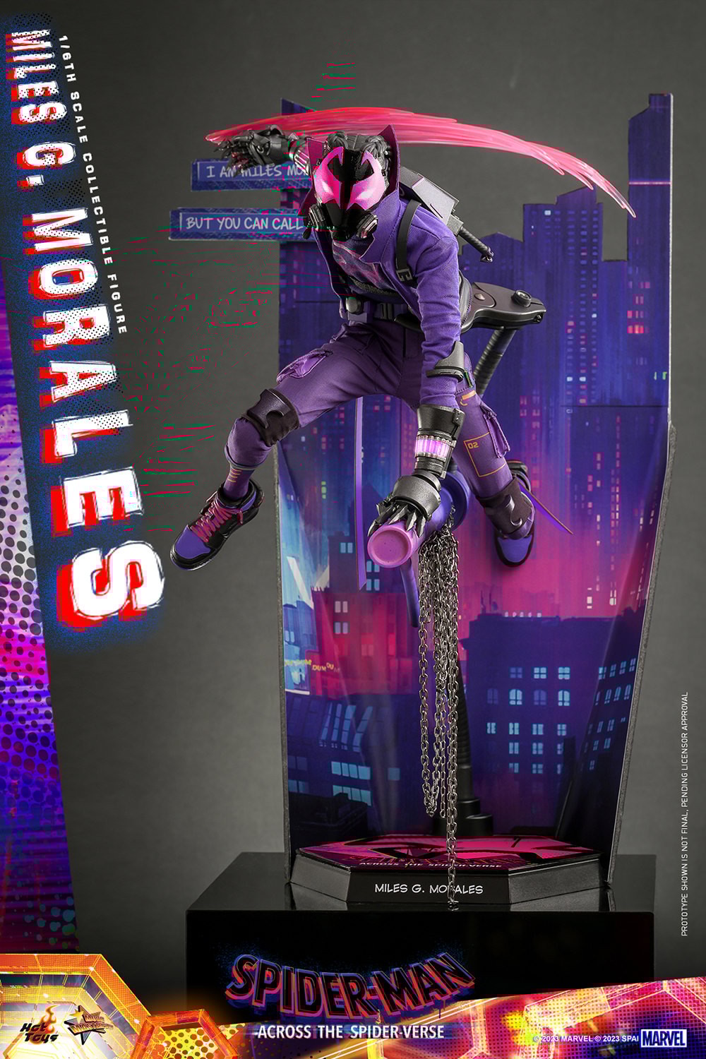 Hot toys miles g morales マイルズGモラレス Miles G. Morales Sixth Scale Figure by Hot Toys | Sideshow