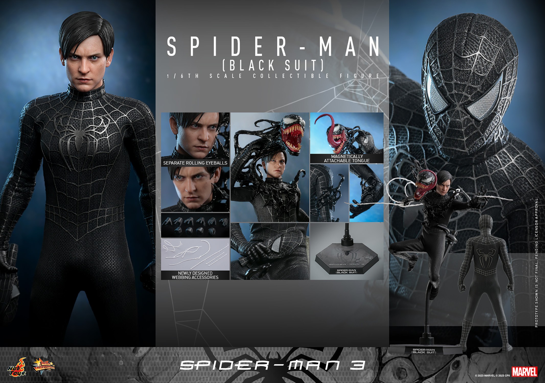 Spider-Man (Black Suit) Collector Edition (Prototype Shown) View 13