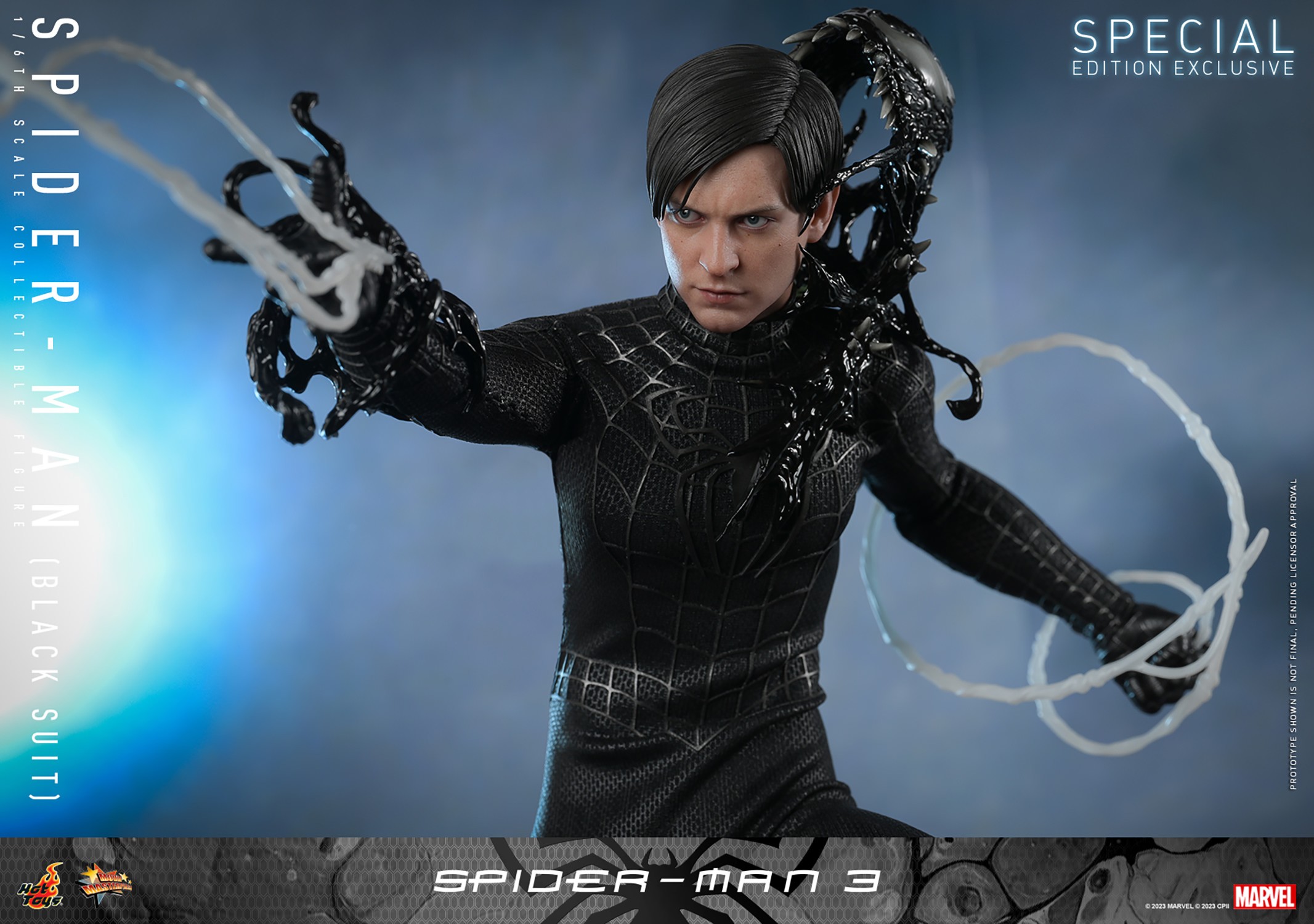 Spider-Man (Black Suit) Sixth Scale Figure by Hot Toys Spider-Man (Black Suit) Sixth Scale Figure by Hot Toys