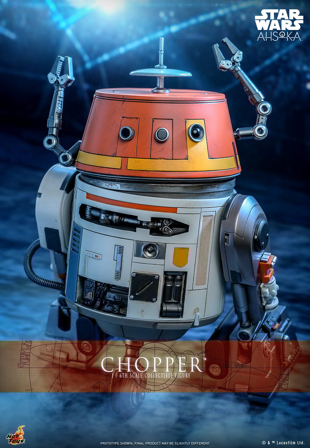 STAR WARS CHOPPER 1/6スケールフィギュア Chopper Sixth Scale Figure by Hot Toys | Sideshow Collectibles