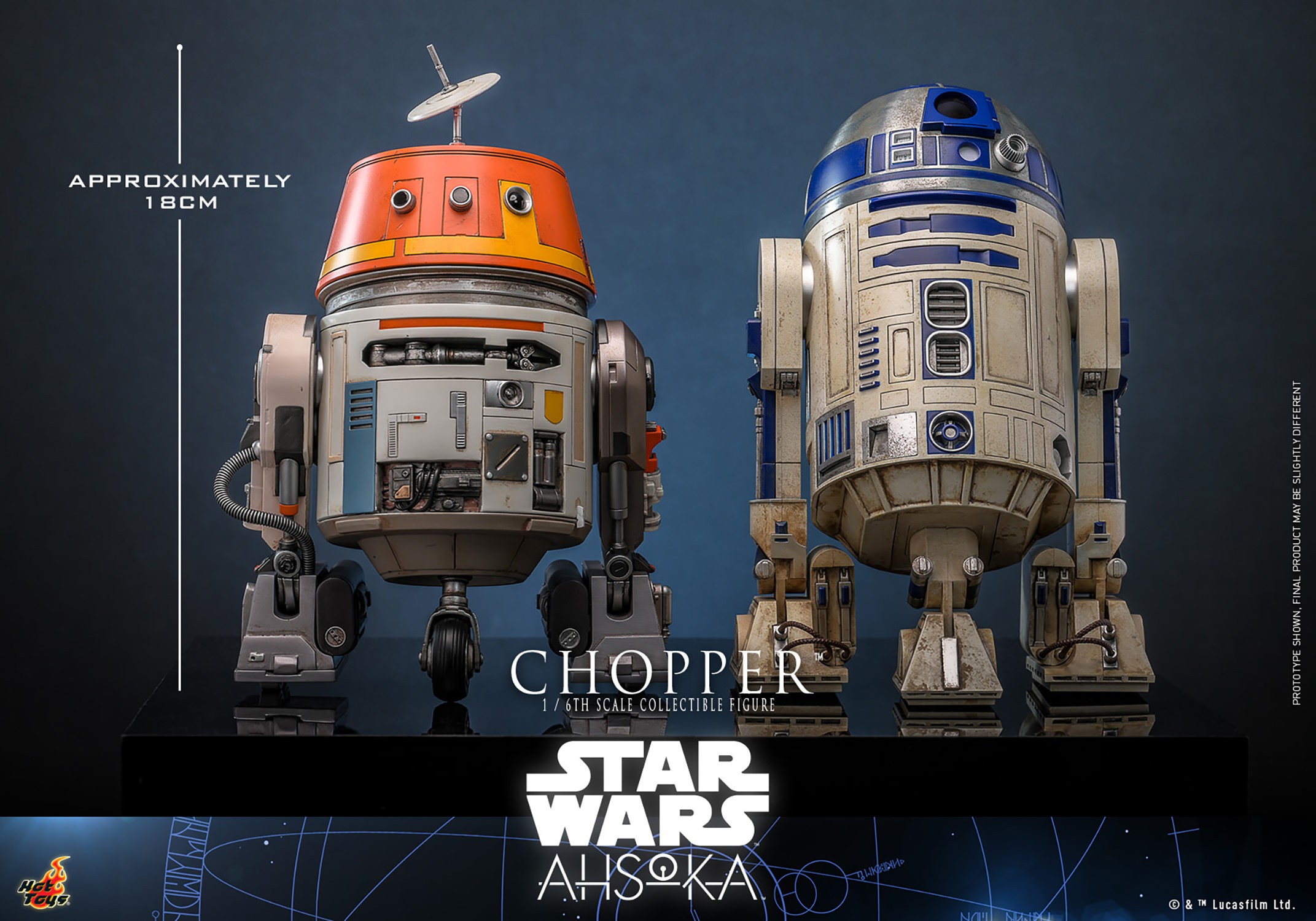 ホットトイズ TMS112 スター・ウォーズ チョッパーchopper 1/6 Star Wars Ahsoka Series Chopper Figure Hot Toys TMS112