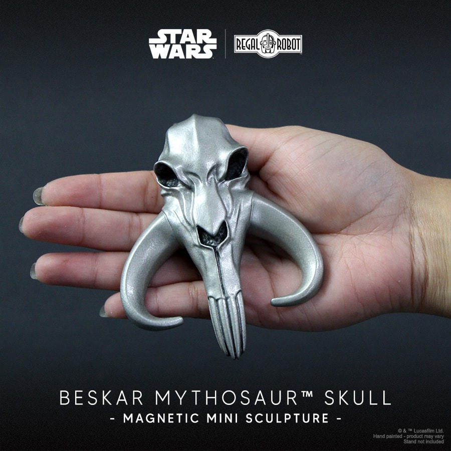 Star Wars Beskar Mythosaur Skull Magnet Office Supplies  View 2