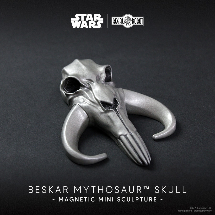 Star Wars Beskar Mythosaur Skull Magnet Office Supplies  View 4