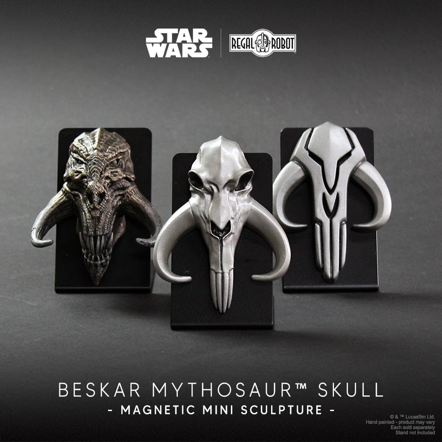 Star Wars Beskar Mythosaur Skull Magnet Office Supplies  View 6