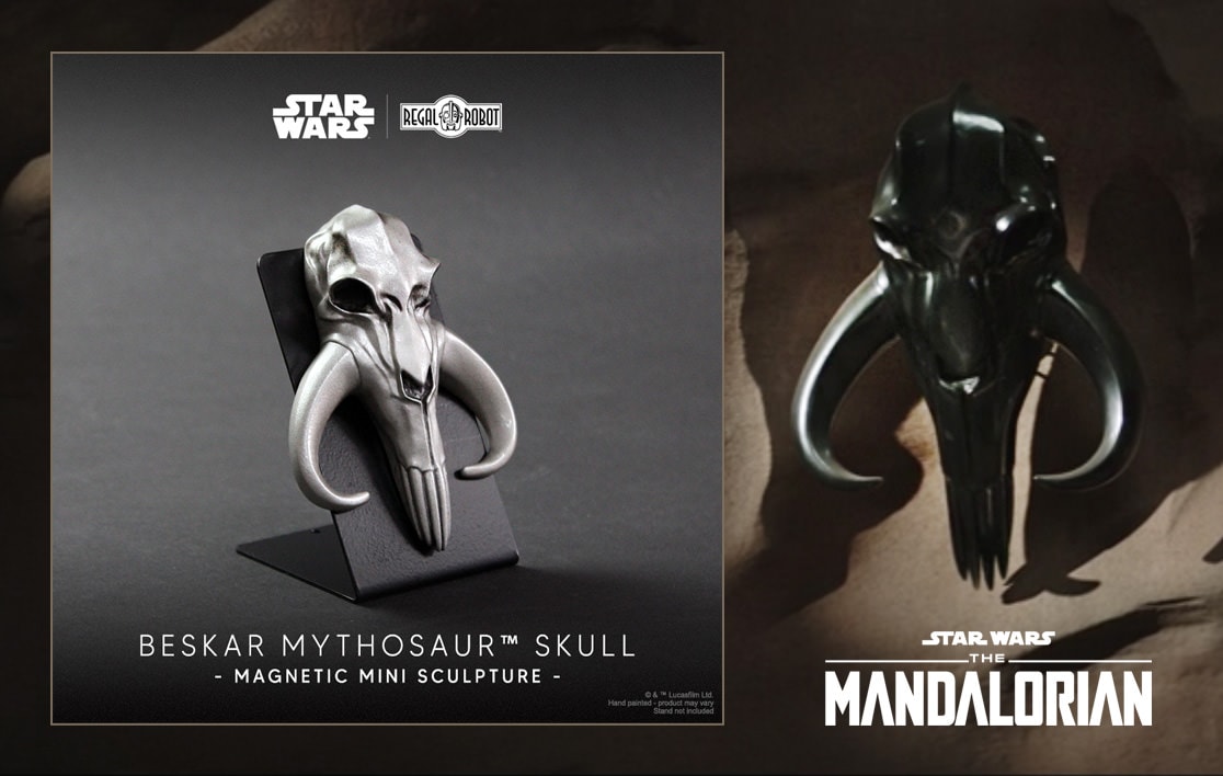 Star Wars Beskar Mythosaur Skull Magnet Office Supplies  View 12