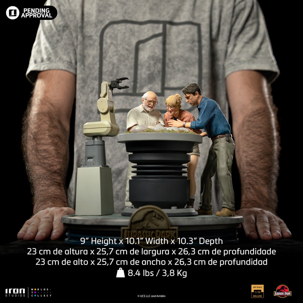 Jurassic Park Dino Hatching 1:10 Scale Statue  (Prototype Shown) View 5