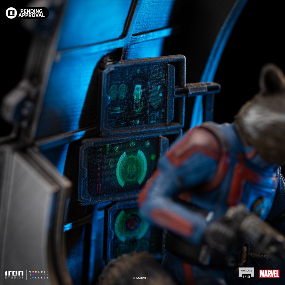 The Rocket Raccoon 1:10 Art Scale Statue by Iron Studios The Rocket Raccoon 1:10 Art Scale Statue by Iron Studios
