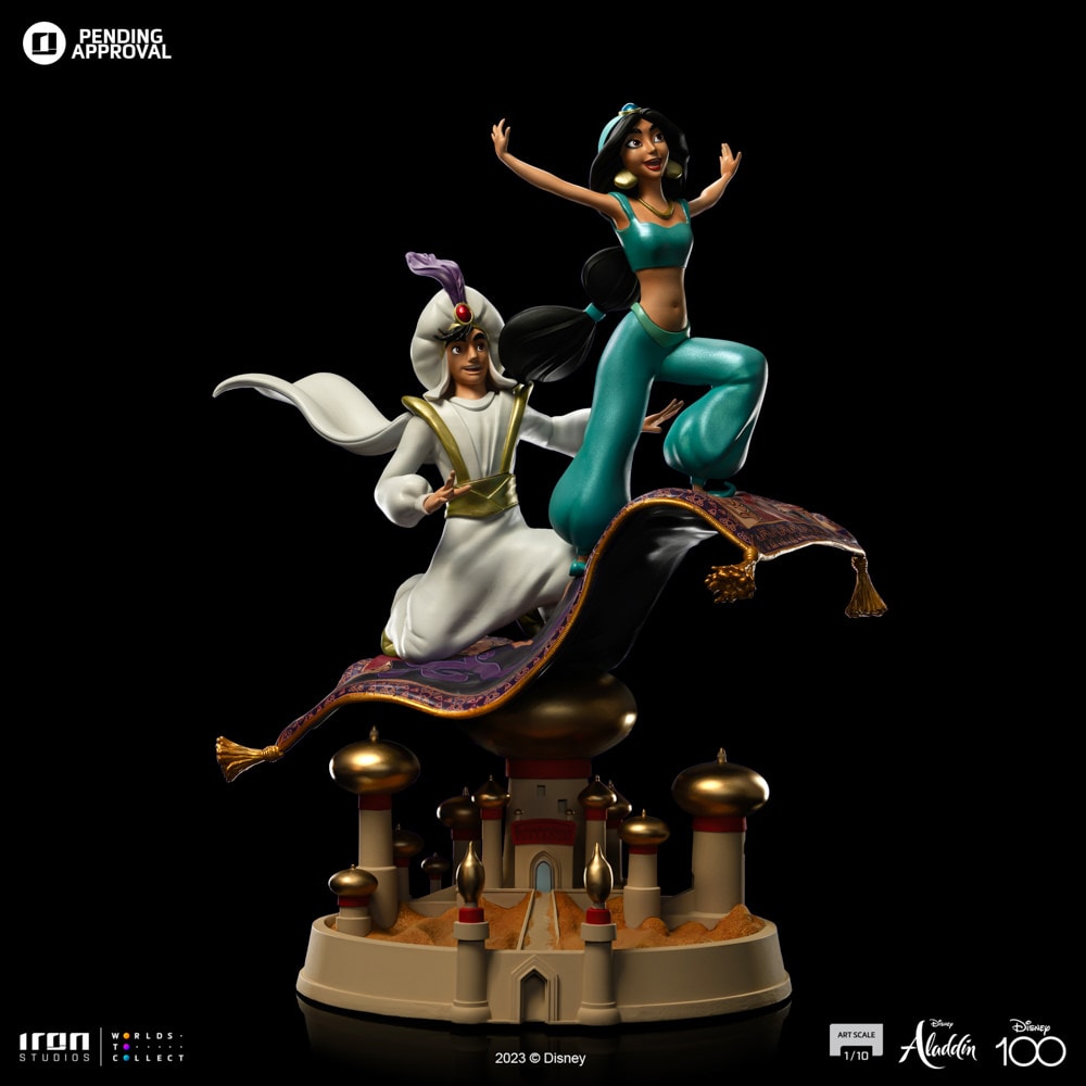 熱い販売 Scale Art 1:10 Jasmine and Aladdin The Statue Iron by SF・ファンタジー・ホラー