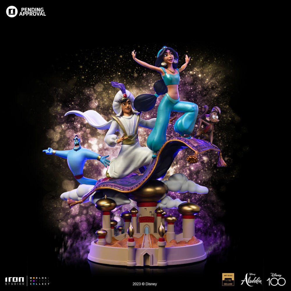 The Aladdin and Jasmine 1:10 Art Scale Statue by Iron