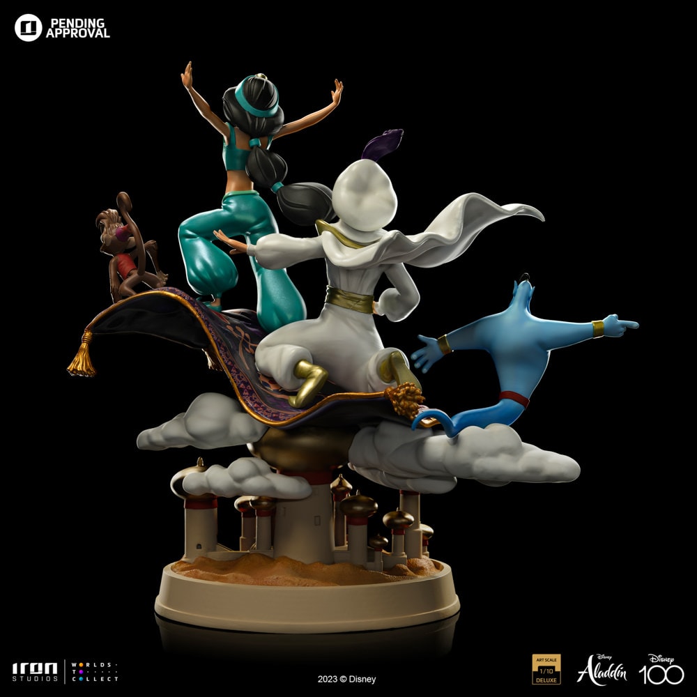 The Aladdin and Jasmine 1:10 Art Scale Statue by Iron