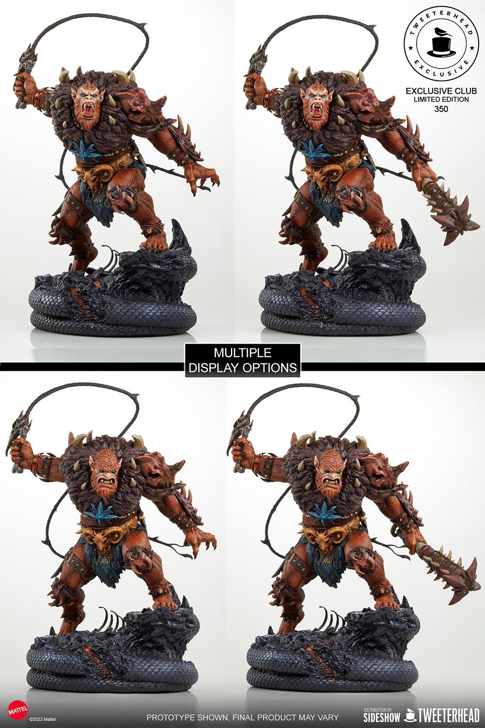 Masters of the Universe Beast Man Legends Maquette  Exclusive Edition (Prototype Shown) View 7