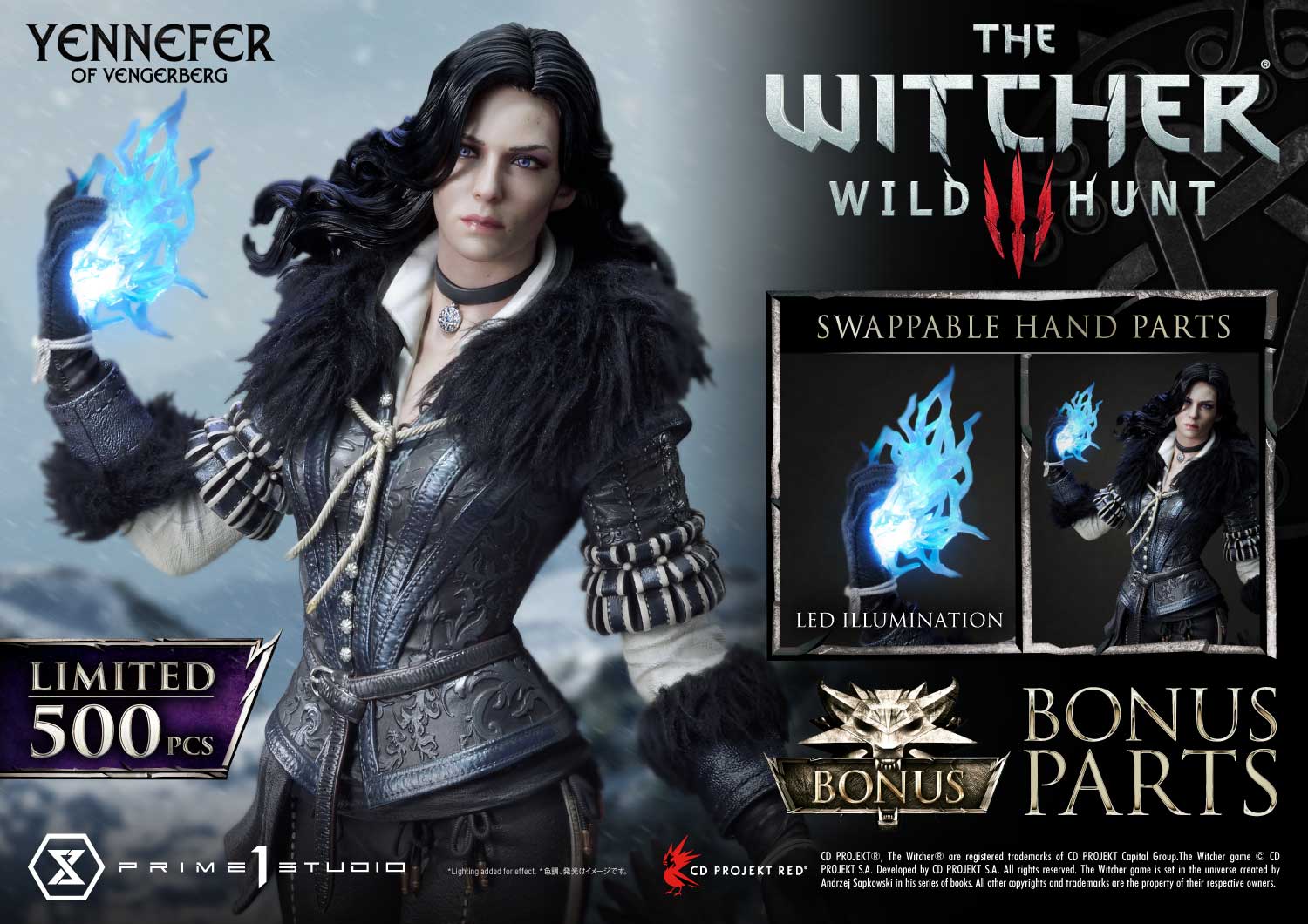 The Witcher 3: Wild Hunt Yennefer (Deluxe Bonus Version) 1:3 Scale Statue  View 6