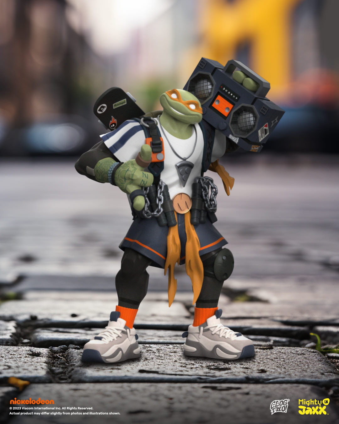 Teenage Mutant Ninja Turtles Urban Combat Michelangelo Statues  View 3