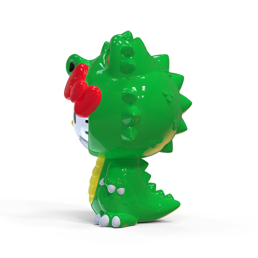Hello Kitty Giant Hello Kitty Green Kaiju Collectible Figure  View 4