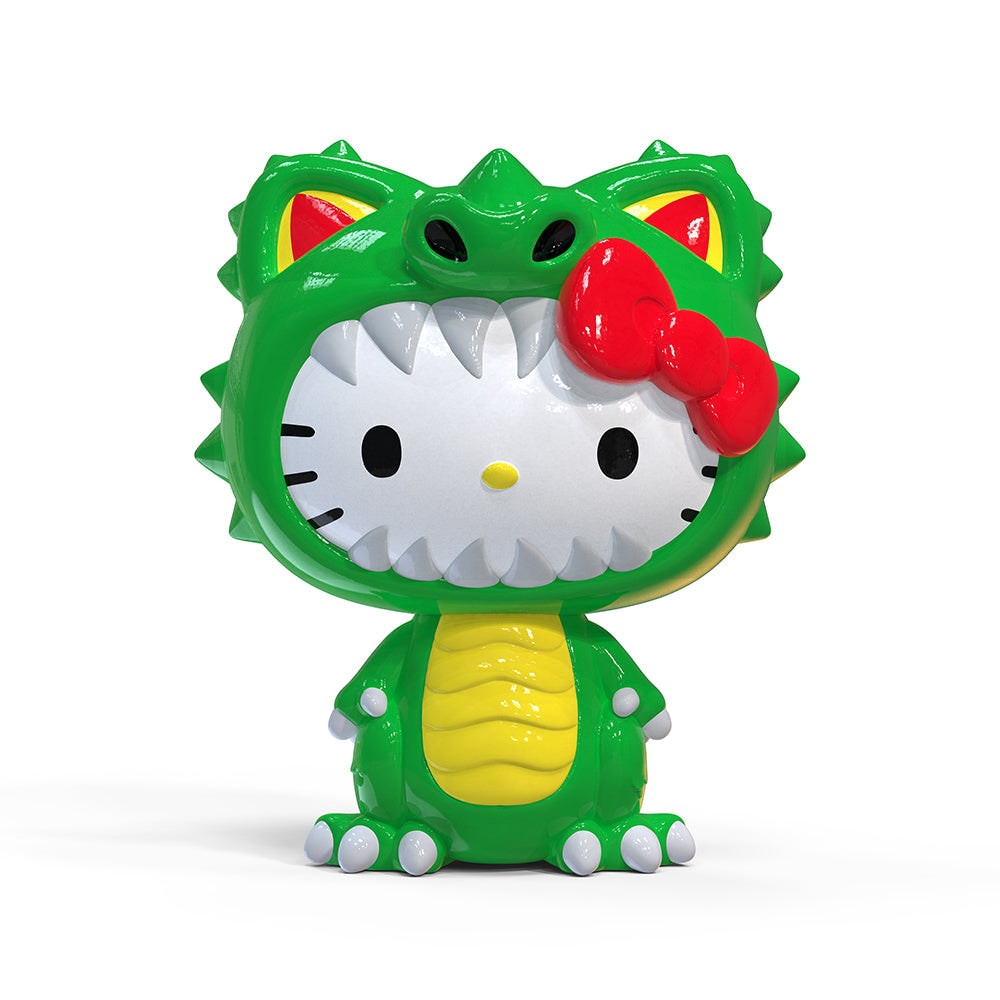 Hello Kitty Giant Hello Kitty Green Kaiju Collectible Figure  View 6