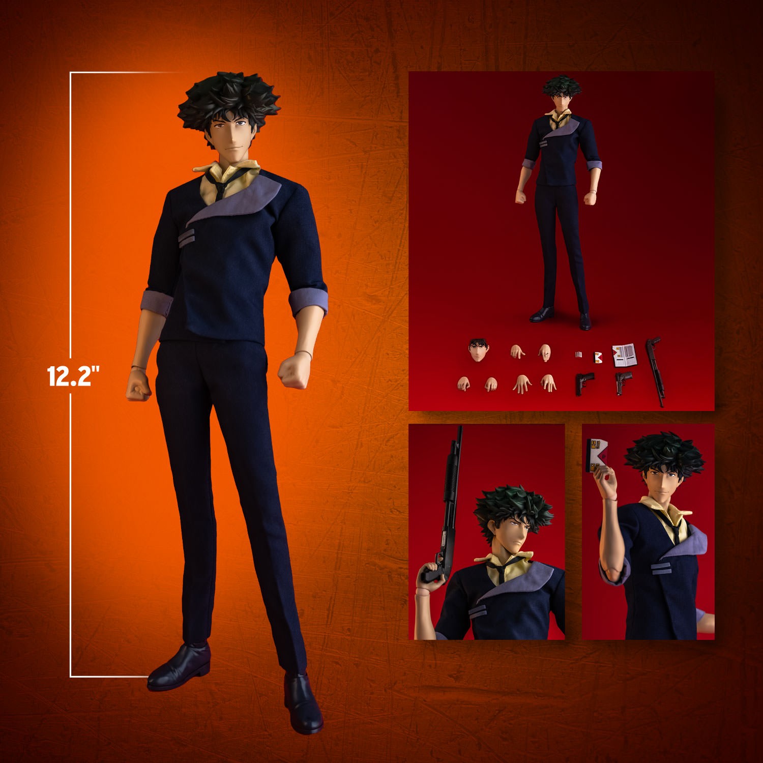 Cowboy Bebop Spike Spiegel Sixth Scale Figure  View 2