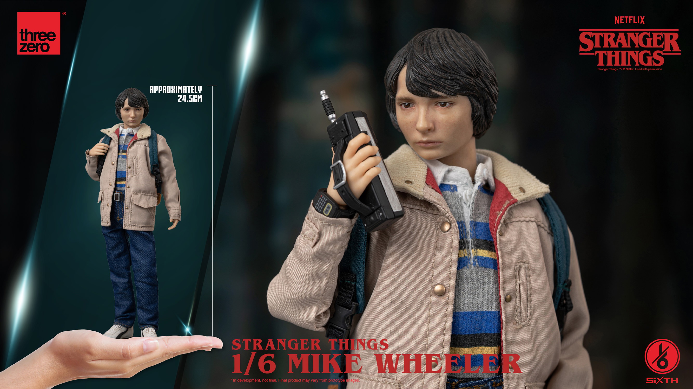 Stranger Things Mike Wheeler Sixth Scale Figure  (Prototype Shown) View 12