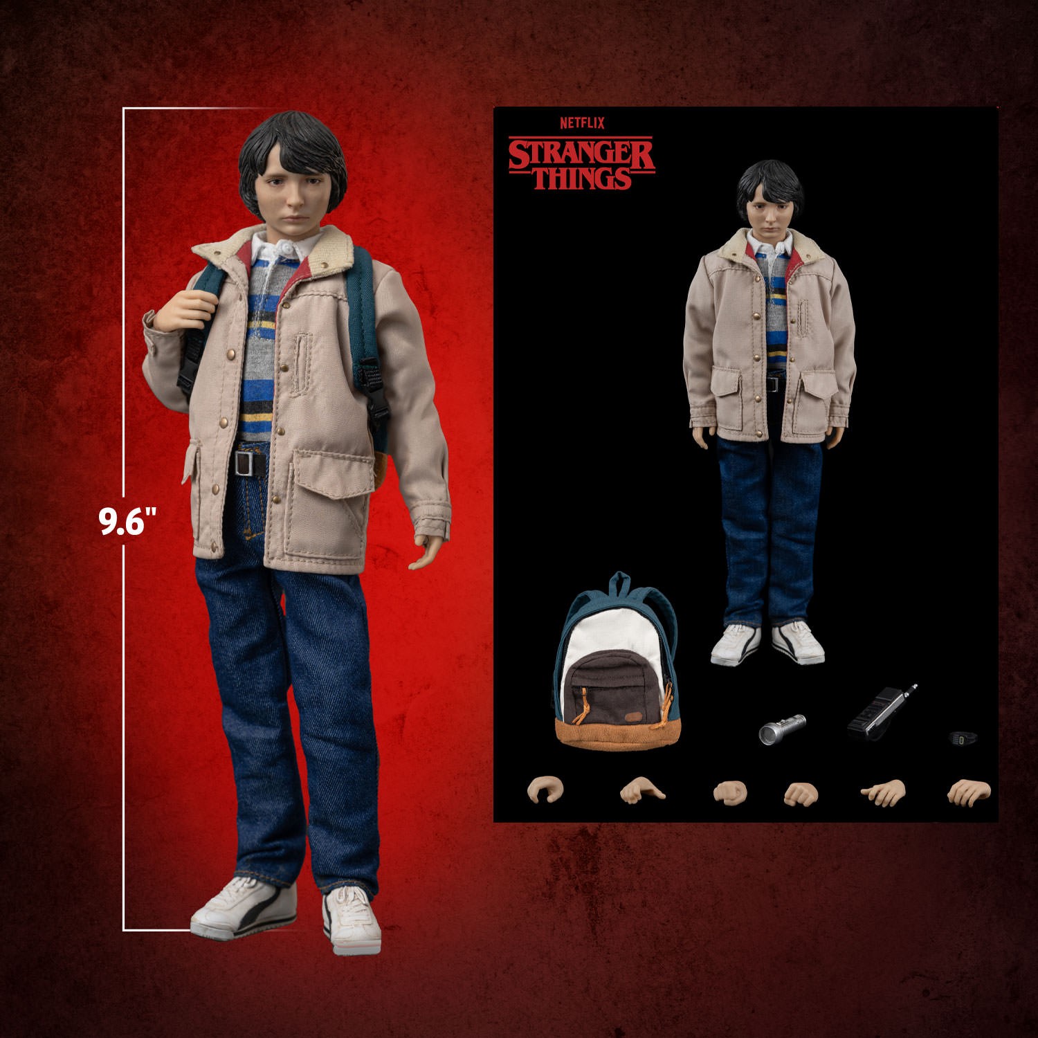 Stranger Things Mike Wheeler Sixth Scale Figure  (Prototype Shown) View 2