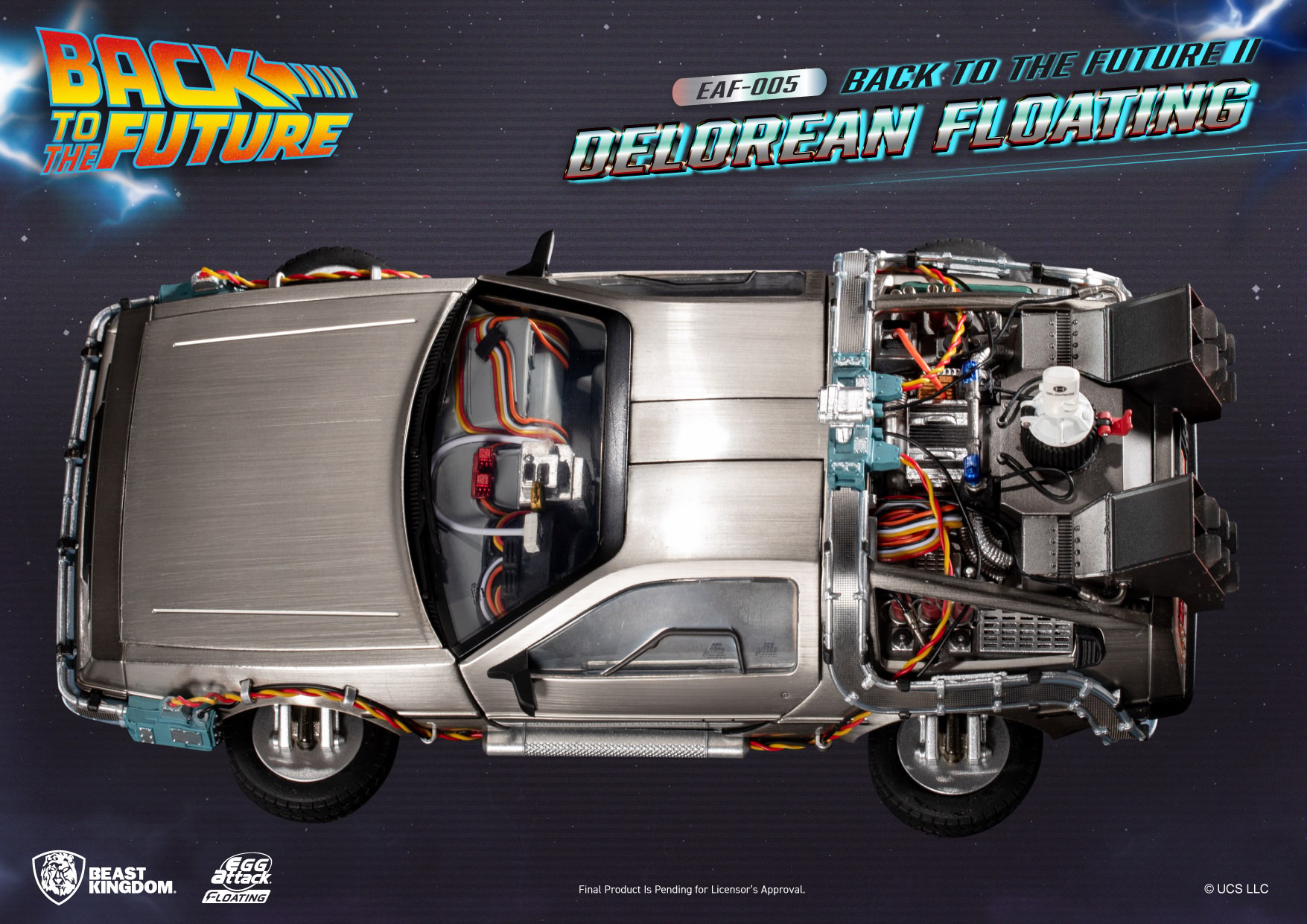 Back to the Future DeLorean Floating Statues  Collector Edition (Prototype Shown) View 4
