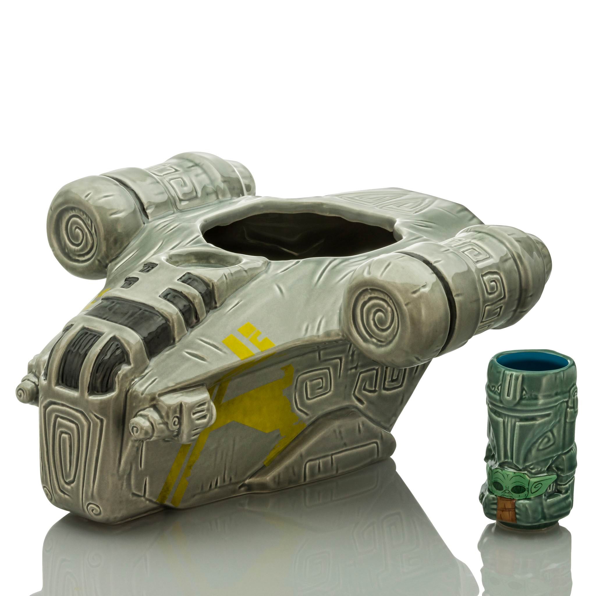 Star Wars Razor Crest Punch Bowl Set Tiki Mug  View 7