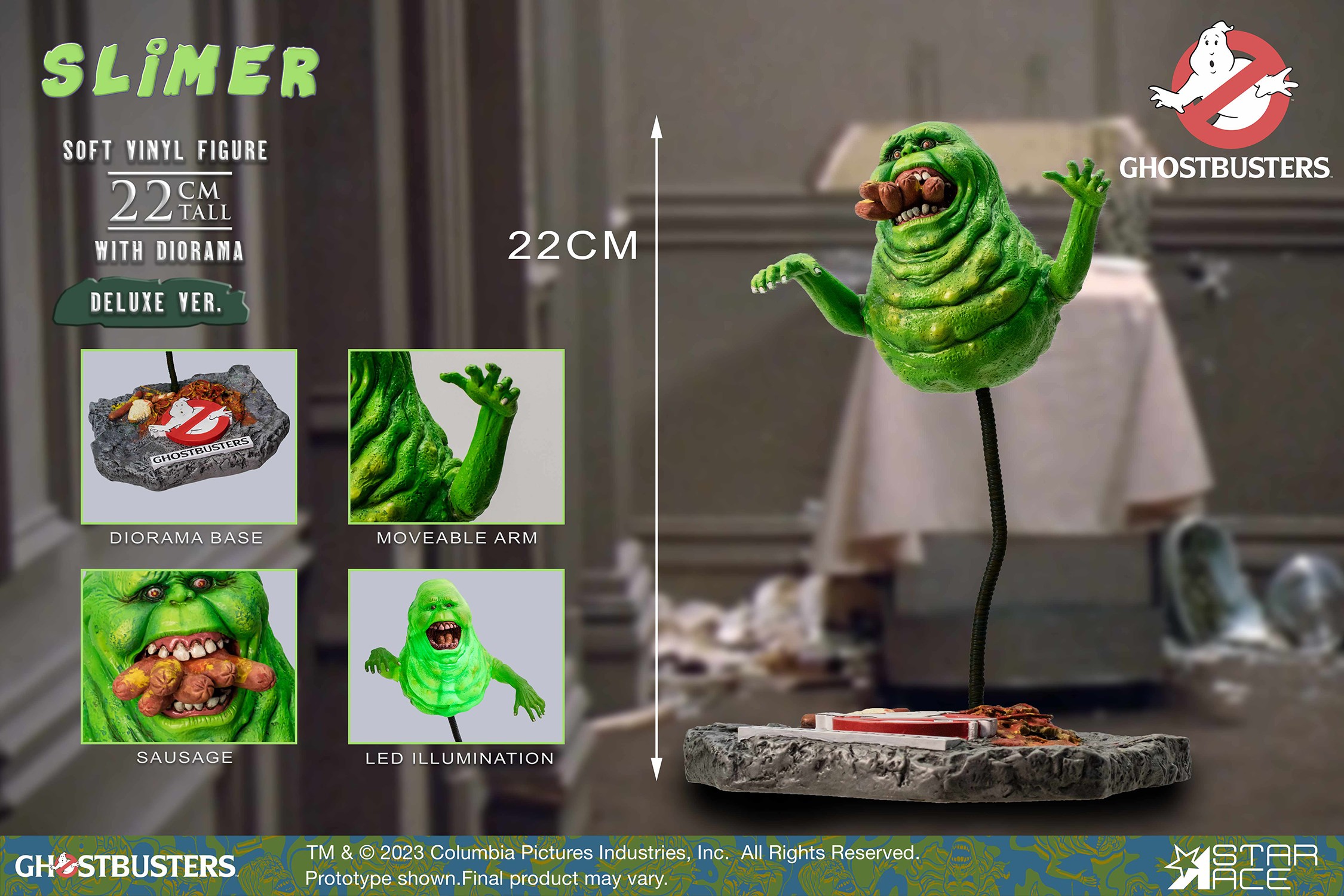 Ghostbusters Slimer Deluxe Collectible Figure  Collector Edition View 6