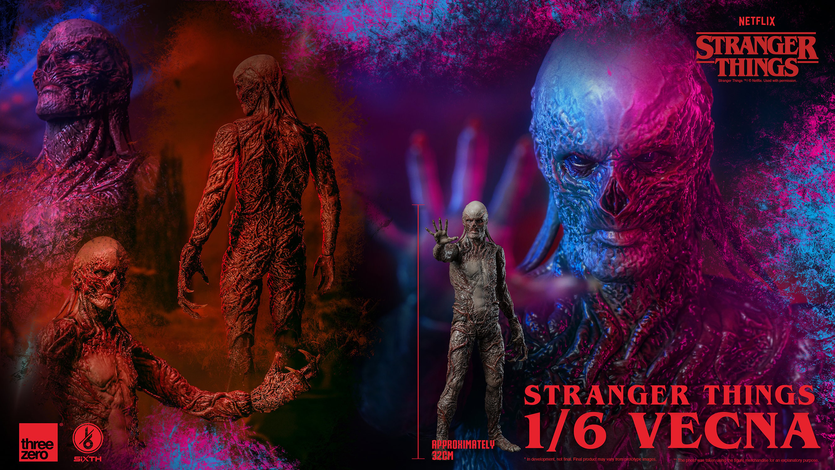 Stranger Things Vecna (Season 4) Sixth Scale Figure  (Prototype Shown) View 28