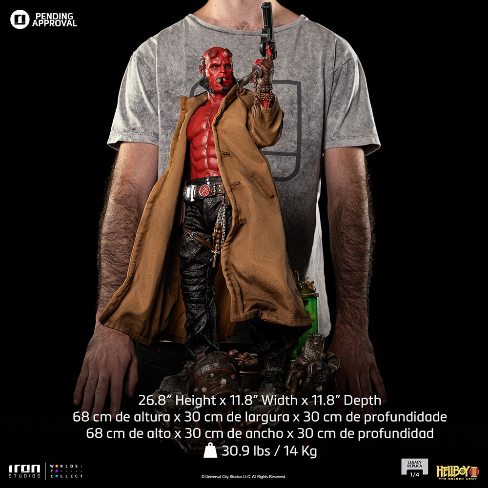 Hellboy 1:4 Legacy Replica Series Statue by Iron Studios