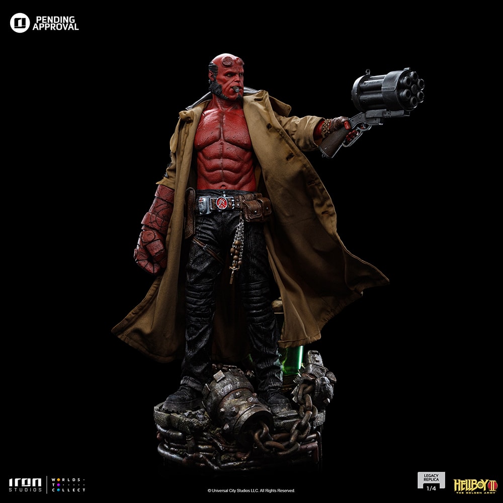 Hellboy Hellboy Quarter Scale Statue  (Prototype Shown) View 7
