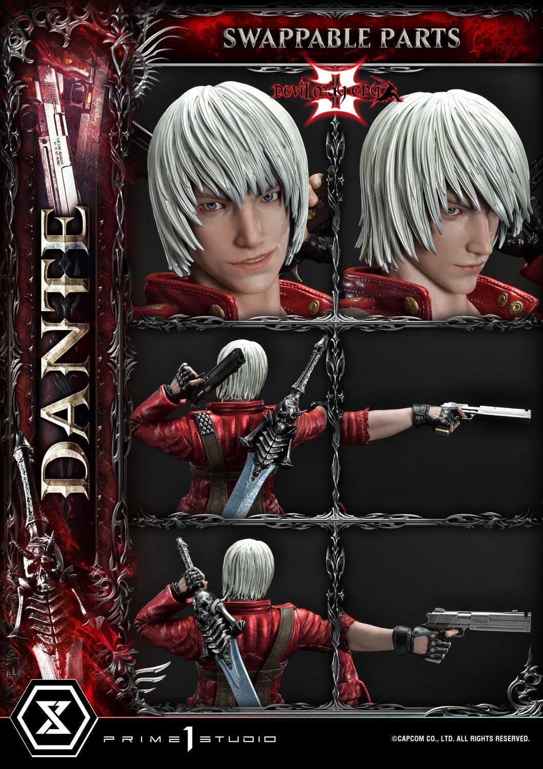 Devil May Cry Dante Quarter Scale Statue  Collector Edition (Prototype Shown) View 11