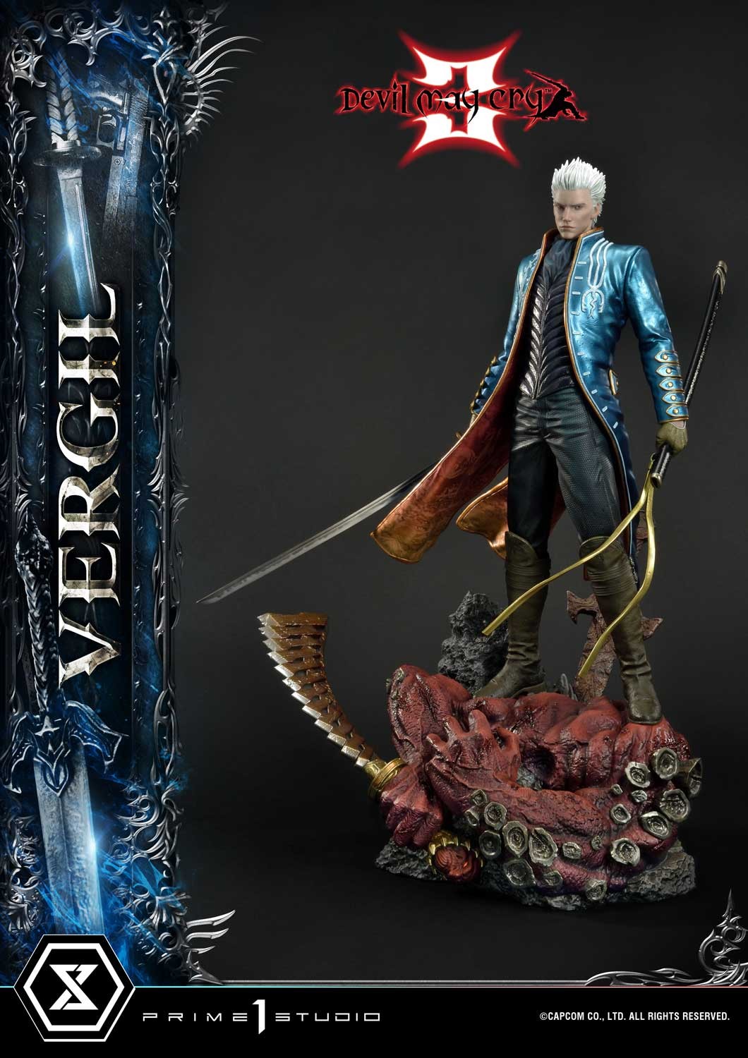 Devil May Cry Vergil Quarter Scale Statue  Collector Edition (Prototype Shown) View 6