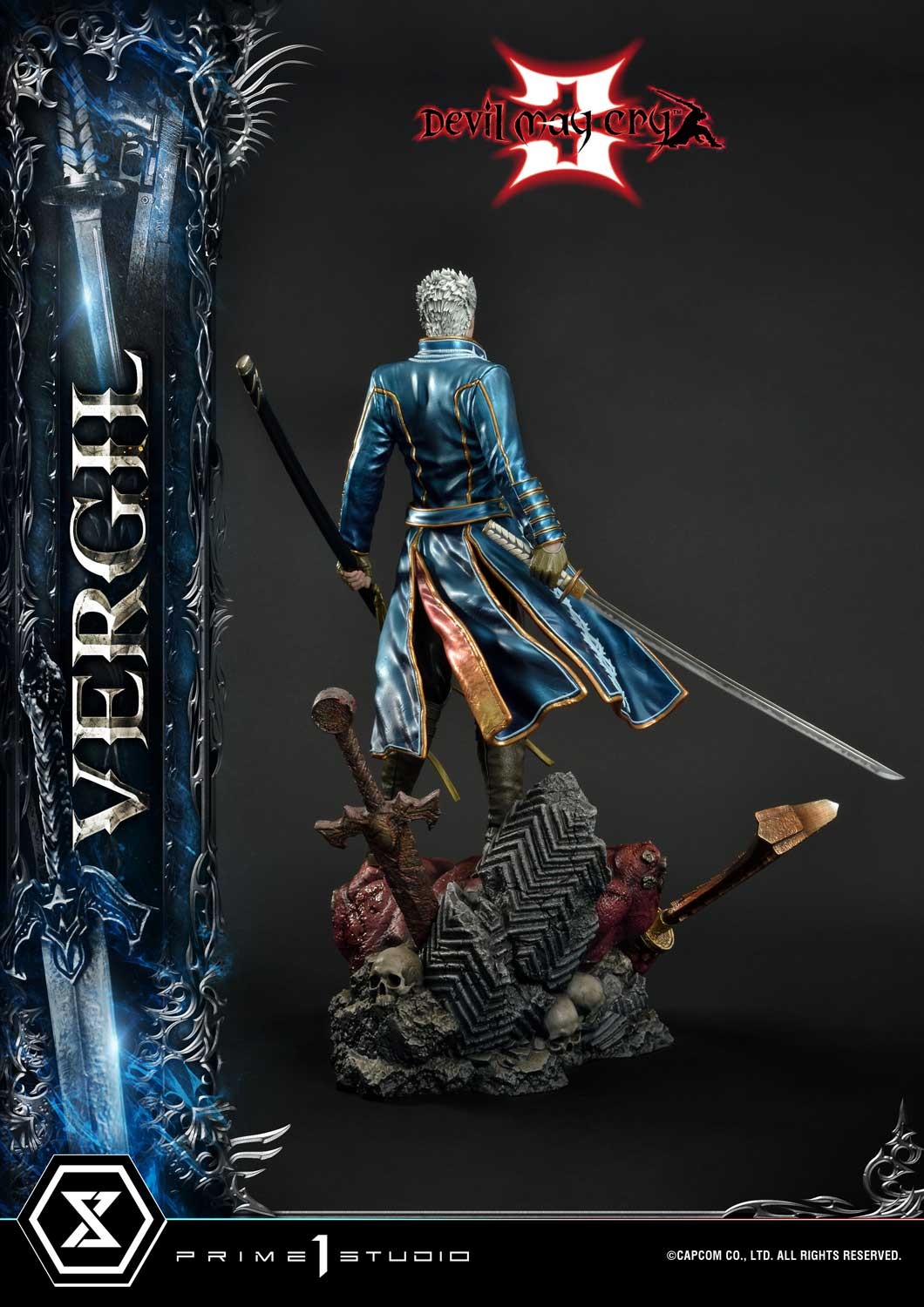 Devil May Cry Vergil Quarter Scale Statue  Collector Edition (Prototype Shown) View 9