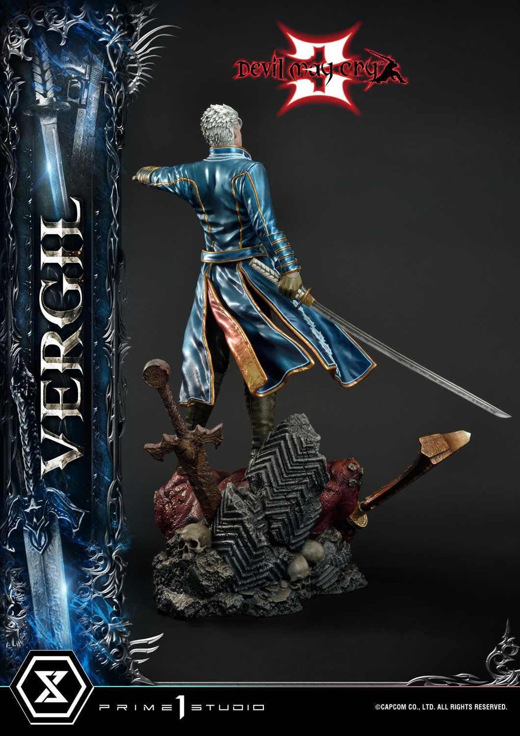Devil May Cry Vergil Quarter Scale Statue  Collector Edition (Prototype Shown) View 13