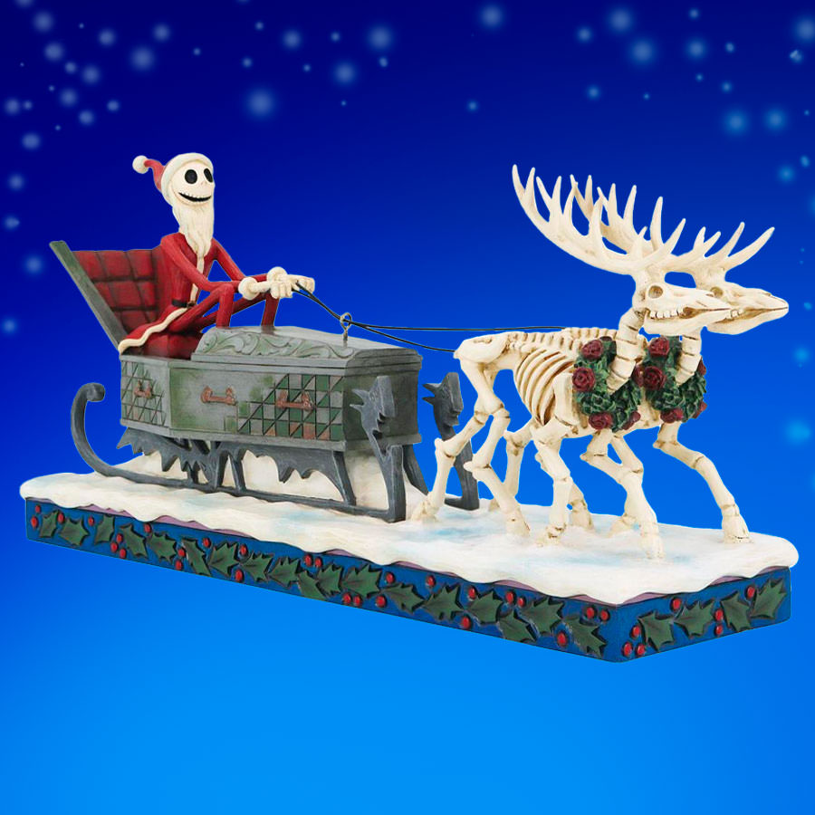 新作グッ Santa Jack and Sleigh Figurine by Enesco | Sideshow Collectibles SF・ファンタジー・ホラー