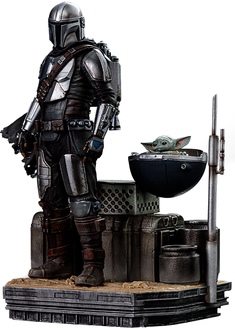 『マンダロリアン』ディン・ジャリン＆グローグー　1/10 アイアンスタジオ マンダロリアン』 【アイアン・スタジオ・スタチュー】「アート