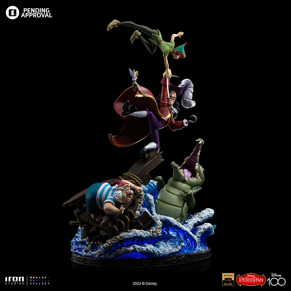 Disney Peter Pan VS Hook Deluxe 1:10 Scale Statue  (Prototype Shown) View 4