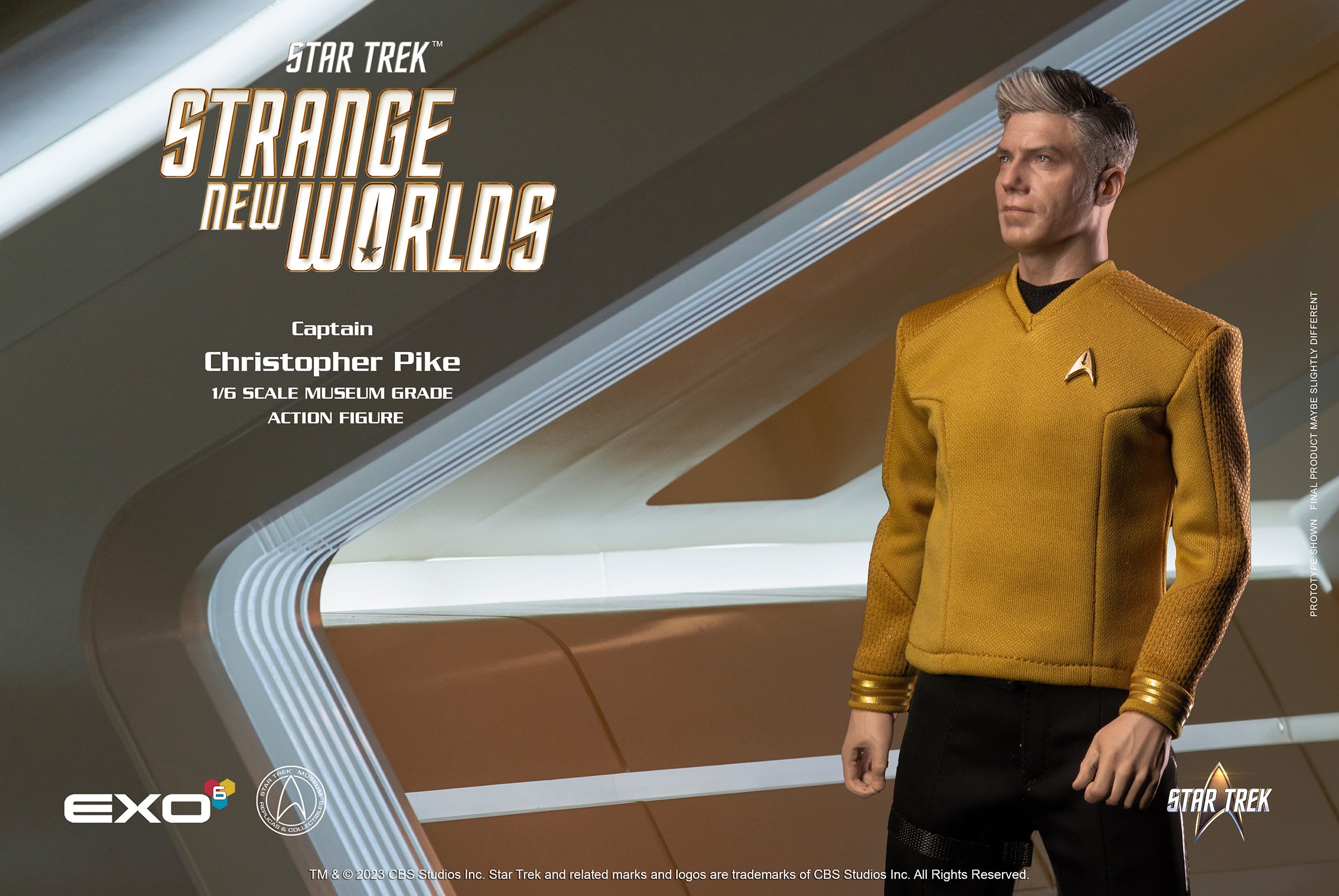 Star Trek Captain Christopher Pike Sixth Scale Figure  (Prototype Shown) View 11