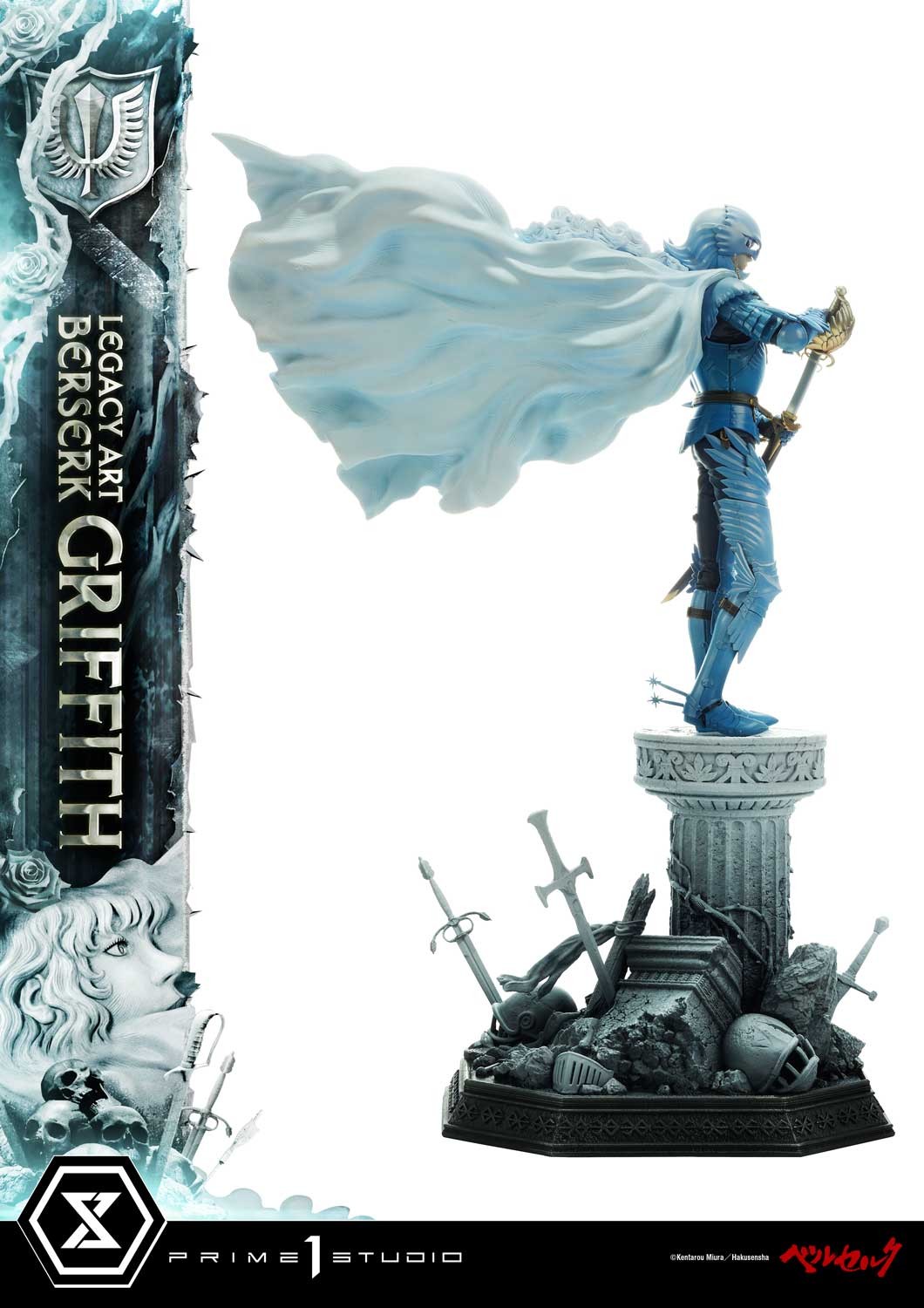 Berserk Legacy Art - Kentaro Miura - Griffith Statues  Collector Edition (Prototype Shown) View 8