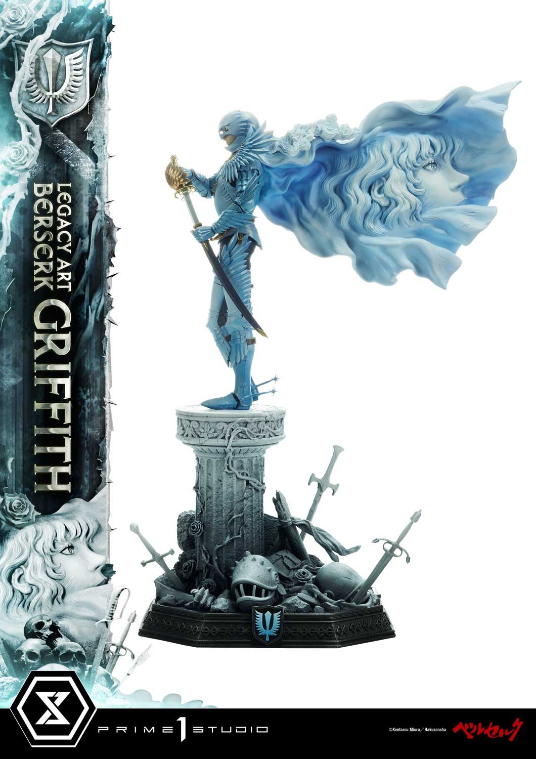 Berserk Legacy Art - Kentaro Miura - Griffith (Bonus Version) Statues  (Prototype Shown) View 11