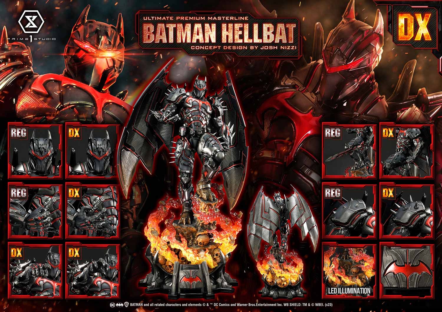 batman-hellbat-armadura-espinhosa Batman Hellbat com armadura espinhosa versão deluxe