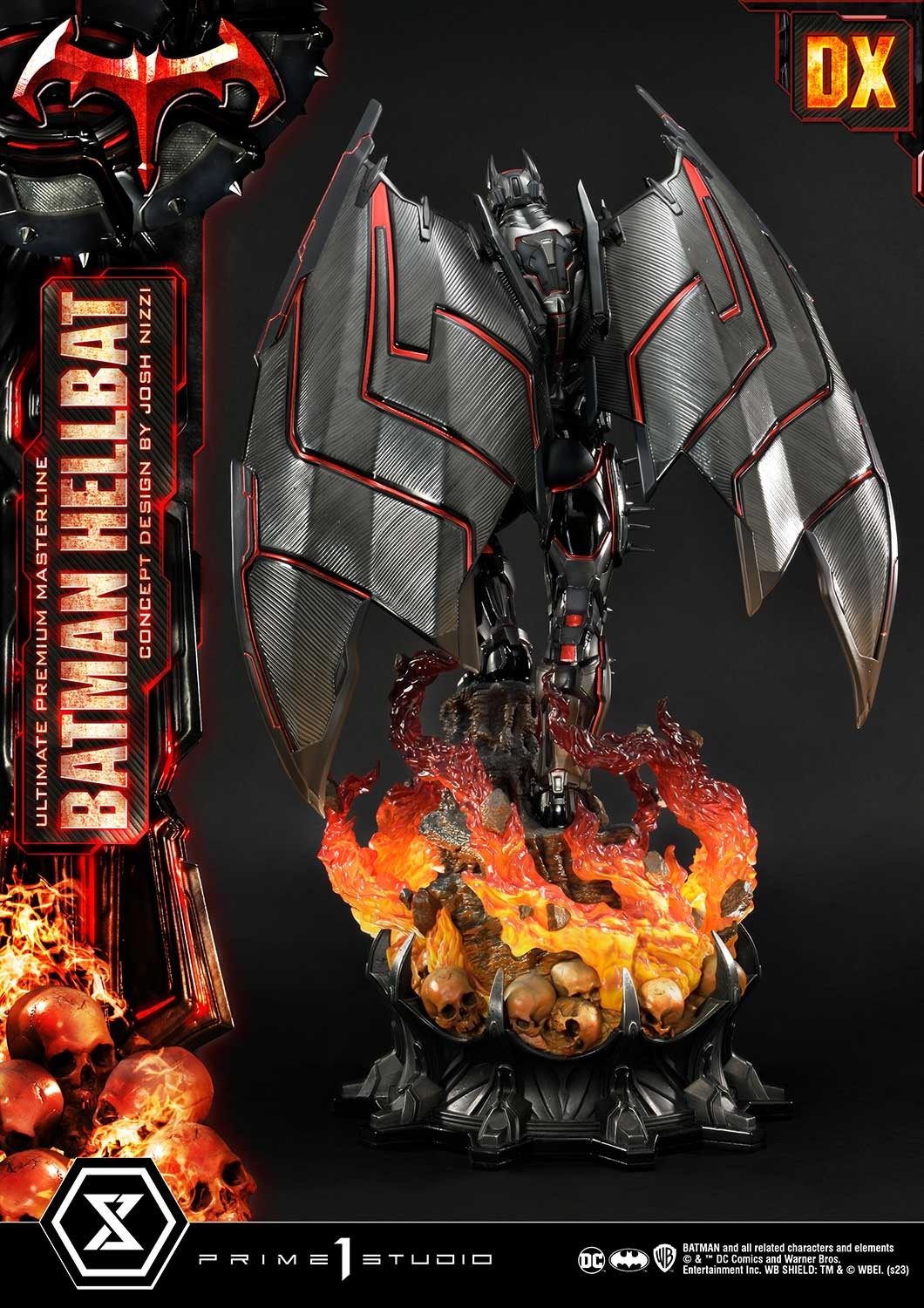 batman-hellbat-deluxe Estátua Batman Hellbat Deluxe Version com espada de energia
