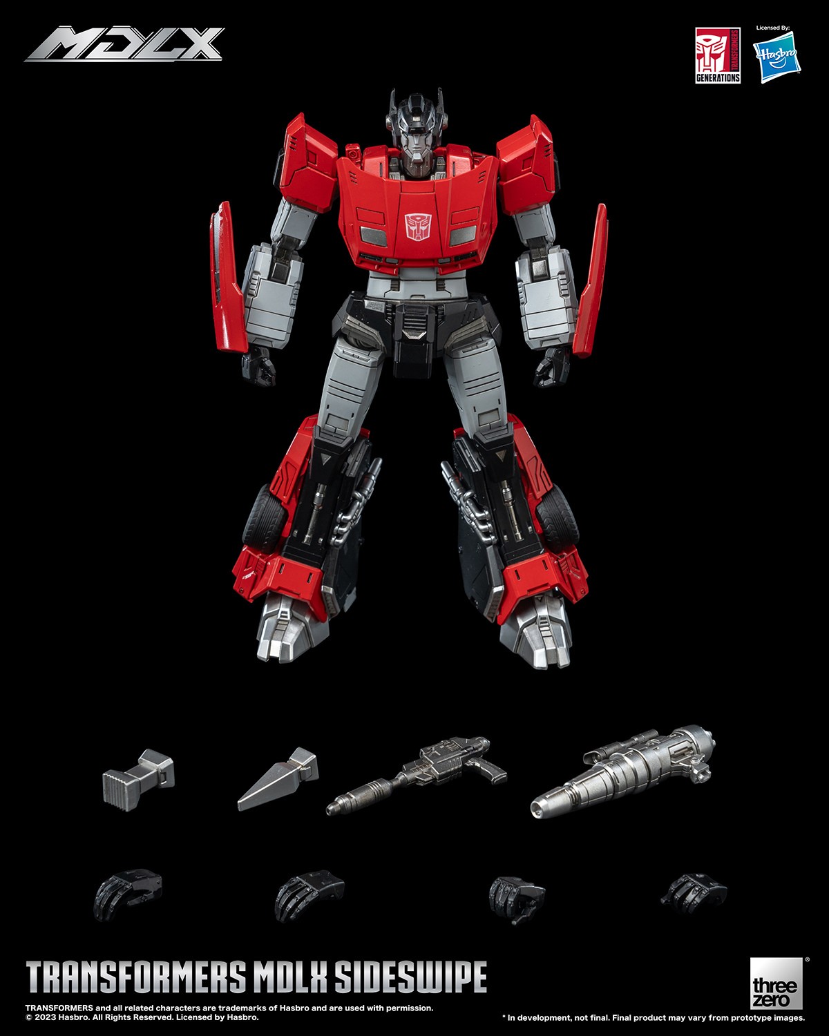 Transformers Sideswipe MDLX Collectible Figure  (Prototype Shown) View 6